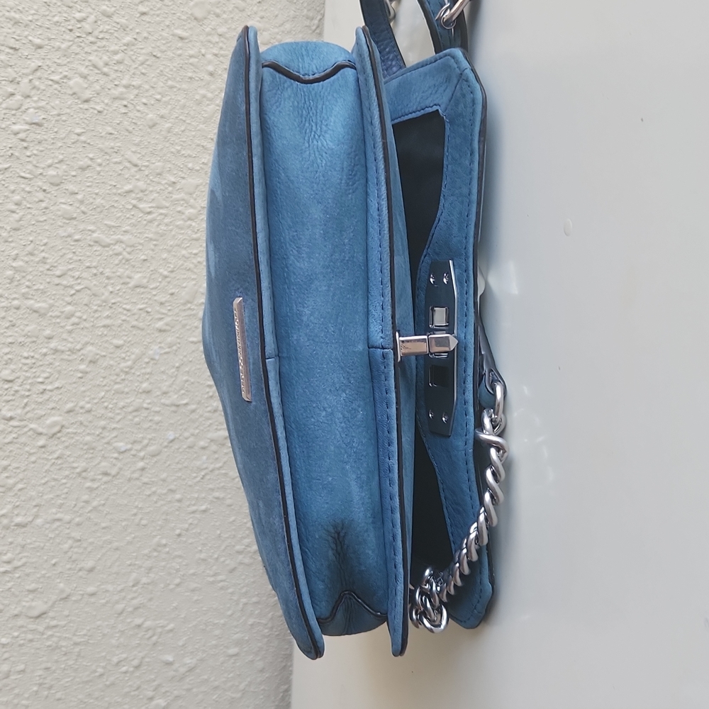 Rebecca Minkoff Blue Suede Bag - Picture 6 of 8